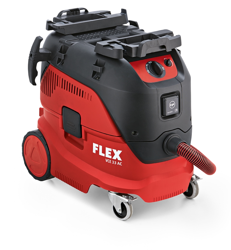 Flex-tools 444111 VCE33L AC Aspiratore di sicurezza con pulizia automatica del filtro, 30 L, classe L