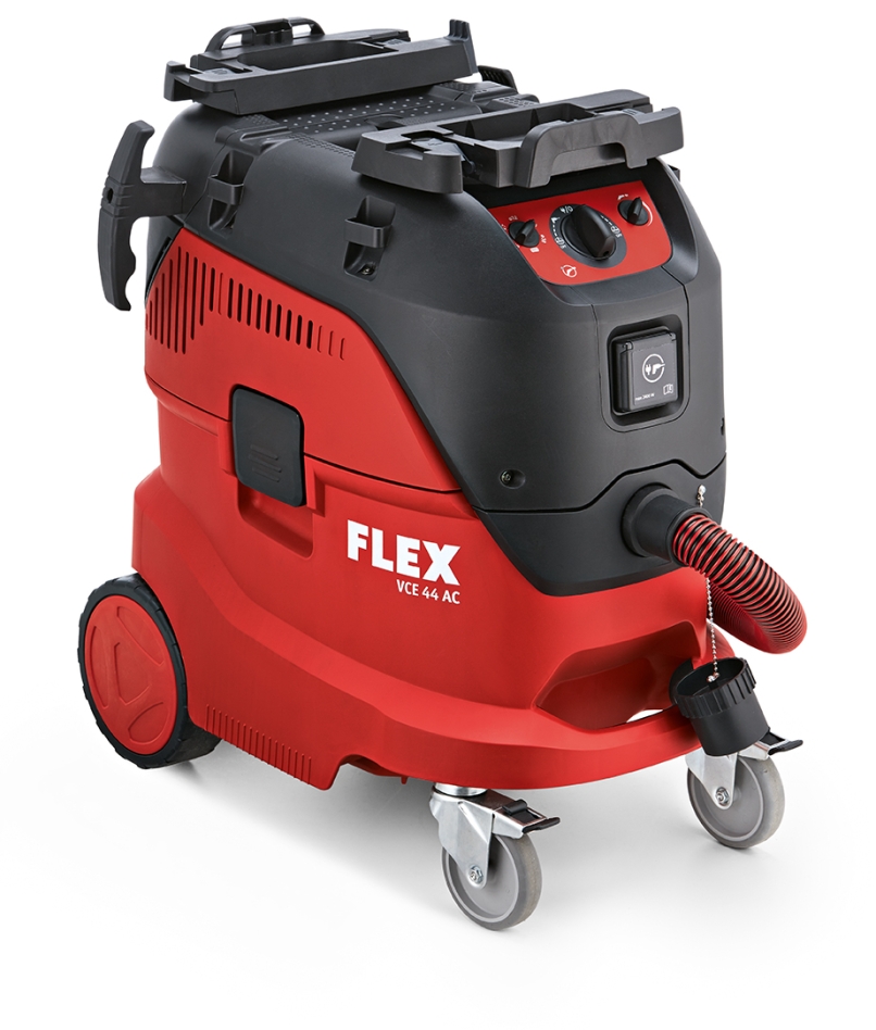 Flex-tools 444170 VCE44M AC Aspiratore di sicurezza con pulizia automatica del filtro, 42 L, classe M
