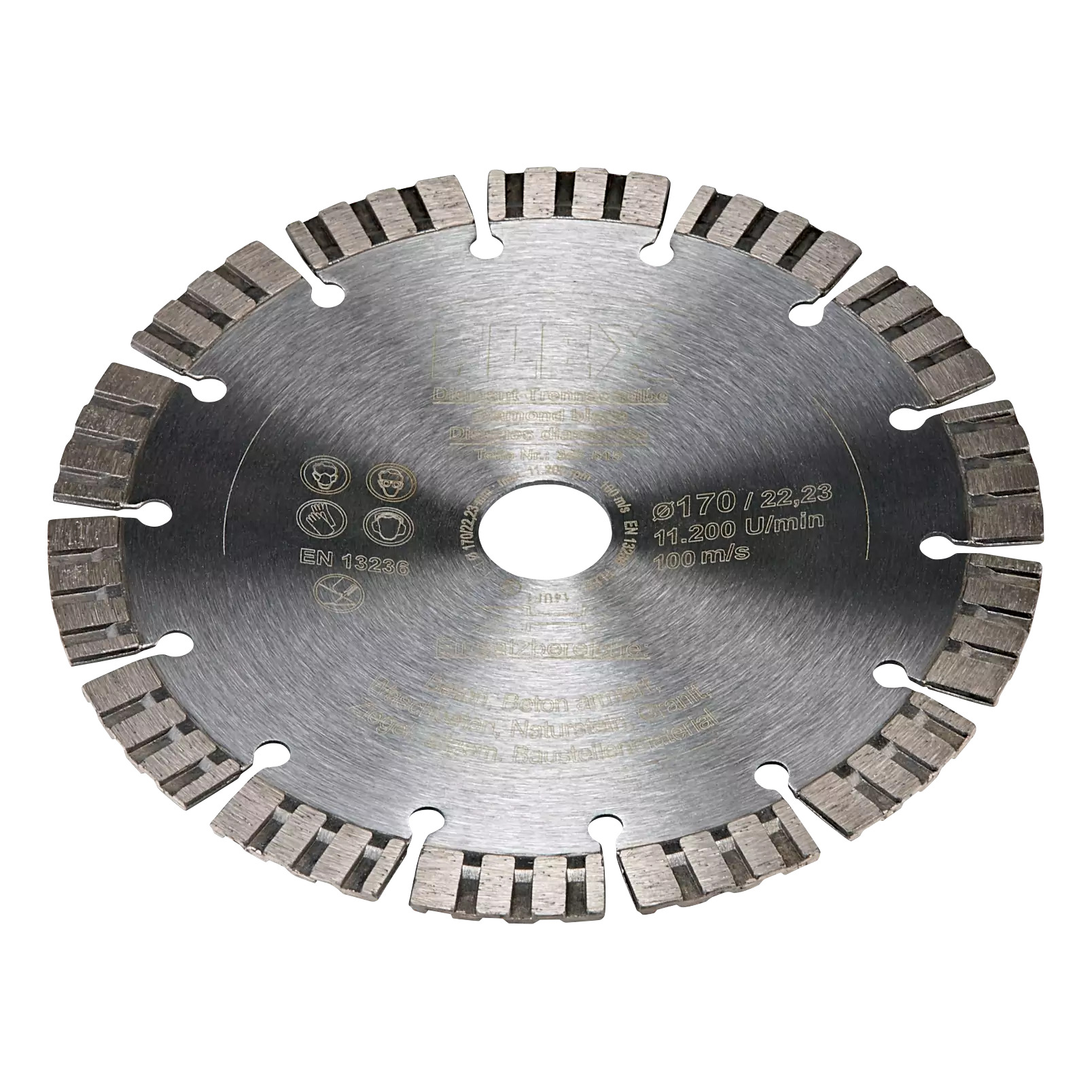 Flex-tools Accessori 535666 D-TCS S 170x22,2 Lama diamantata