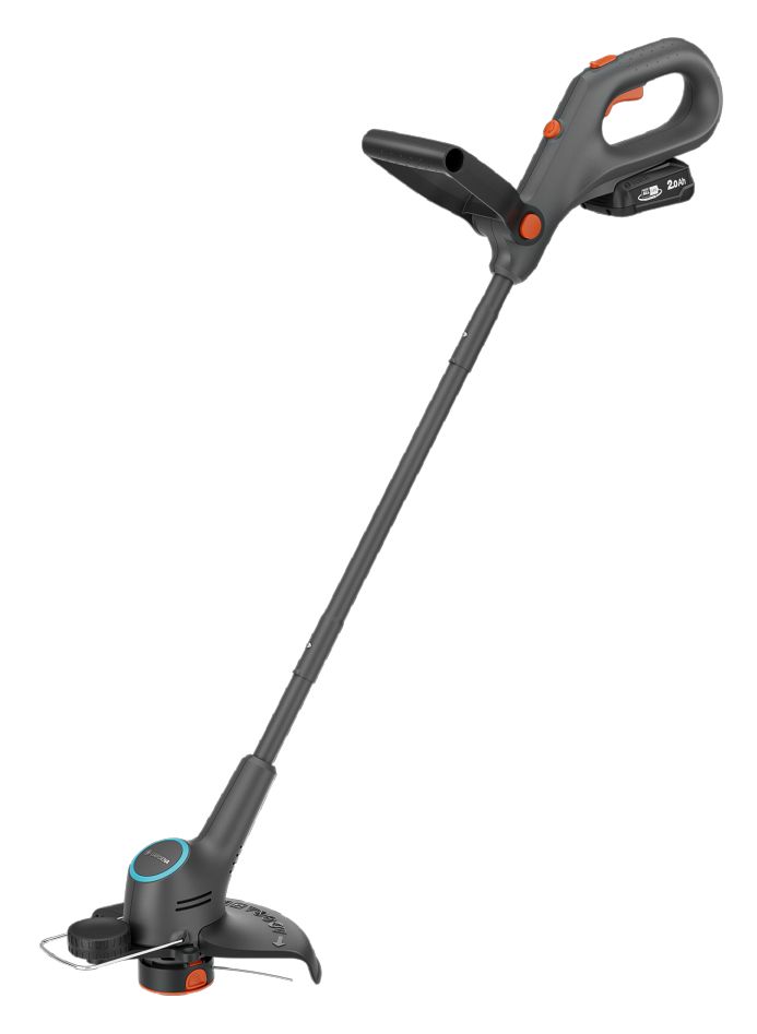 Gardena 14704-20 Trimmer EasyTrim 25/18V P4A Set 1x batteria 18V 2.0Ah e caricatore Larghezza di taglio 25 cm