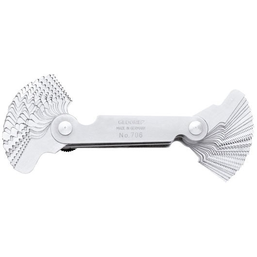 Gedore 6549730 706 Misuratore di filettatura