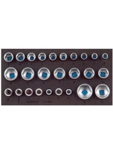 Gedore 2308924 1500 CT1-19 Set di chiavi a bussola IS nel modulo CT