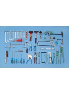 Gedore 2319888 S 1024 Set sanitario PROFI, confezione da 63 pezzi