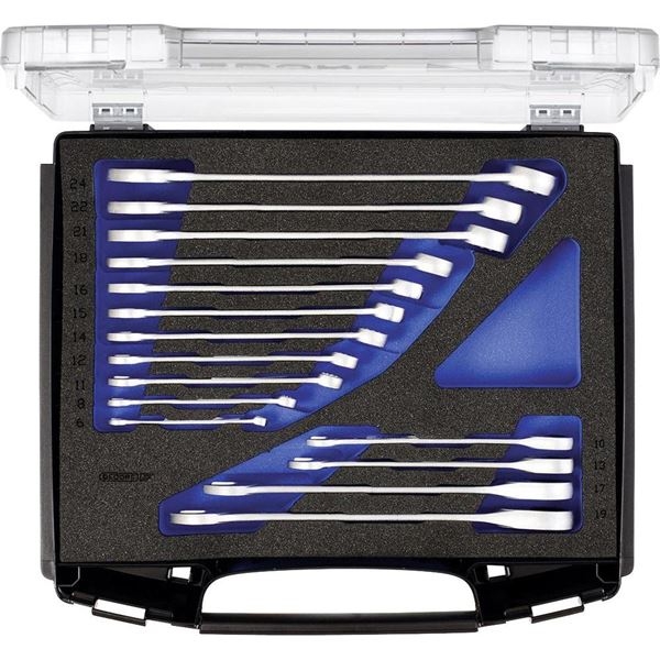 Gedore 2836114 1101 7-7 R Set di chiavi ad anello in i-Boxx 15 pezzi