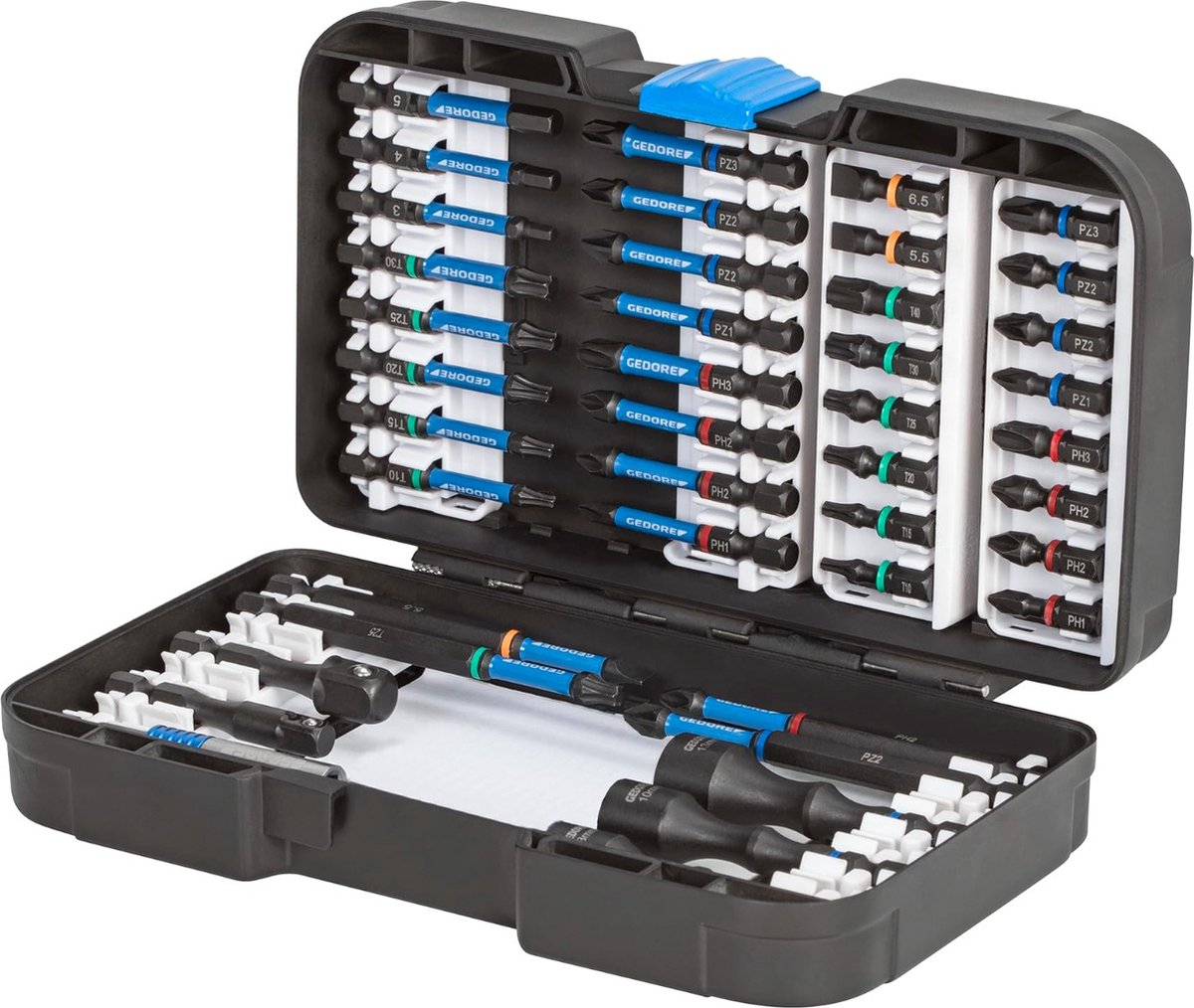 Gedore 3100316 666-042 Set di bit di torsione da 42 pezzi