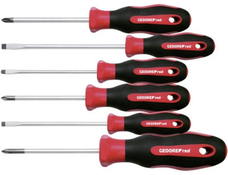 Gedore RED 3301270 R38002006 Set di cacciaviti 6 pezzi