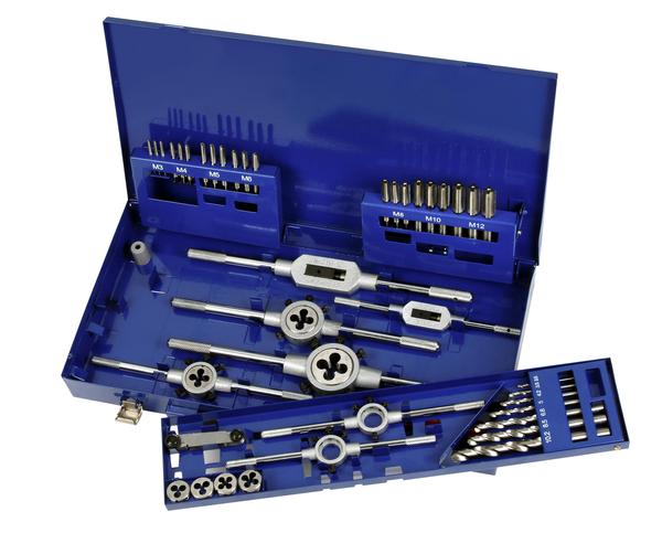 Bohrcraft 60001410044 Set di rubinetti GW12 44 pezzi M3-M12