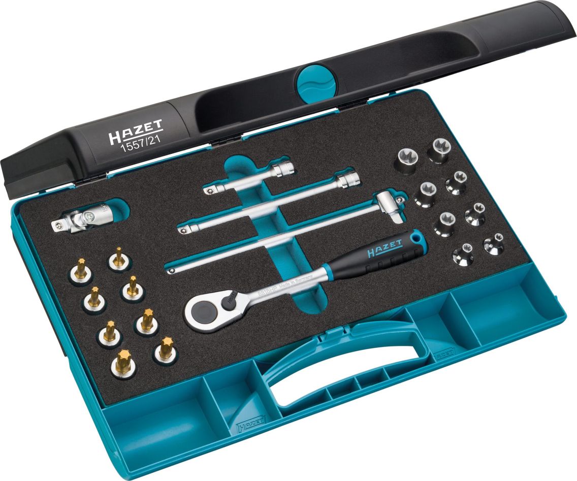 Hazet 1557/21 Set di utensili da 21 pezzi