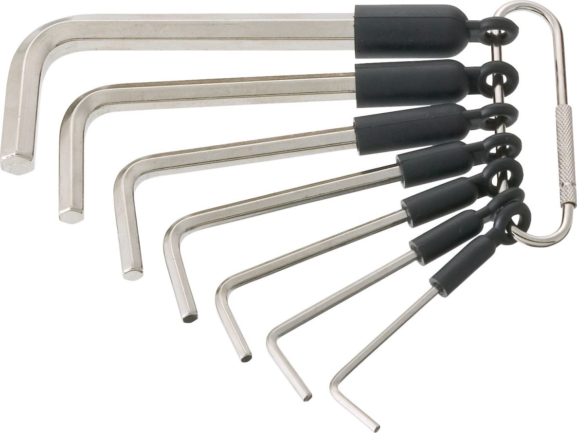 Hazet 2100/7R Set di cacciaviti ad angolo con profilo esagonale interno, 7 pezzi
