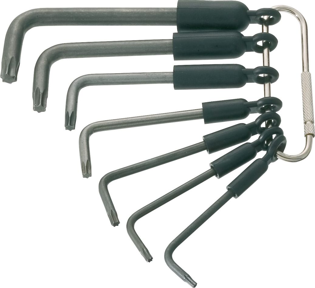 Hazet 2115-T/7R Set di cacciaviti ad angolo con profilo interno TORX&reg;, 7 pezzi