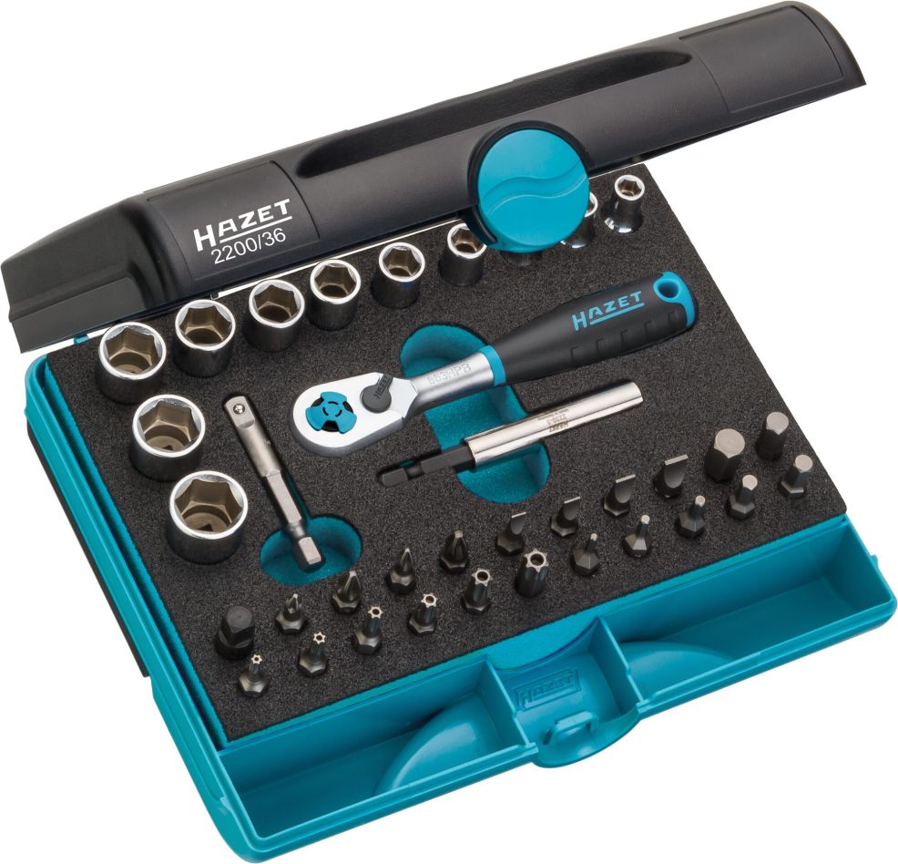 Hazet 2200/36 Set di chiavi a bussola da 36 pezzi