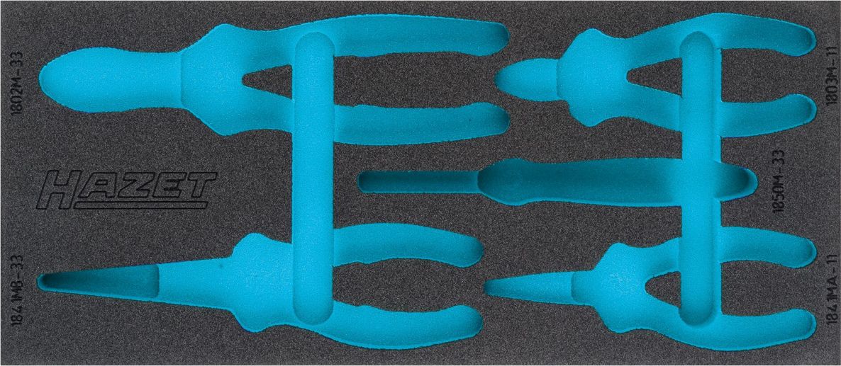 Hazet 163-375L Inserto in schiuma morbida a due componenti, 392 mm x 172 mm