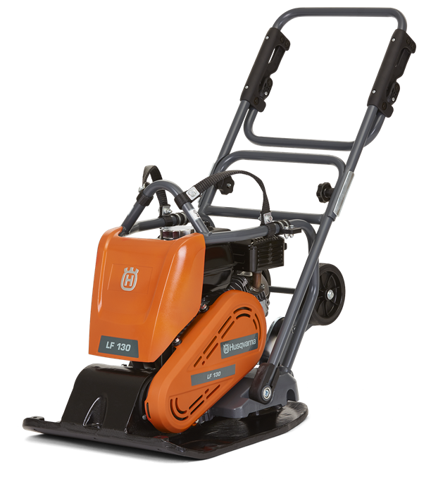 Husqvarna 967 89 66-01 LF130LT Piastra vibrante Honda GX160 20 kN incl. set di ruote