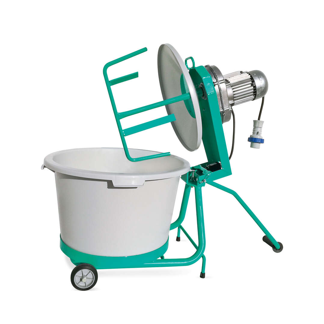 Imer 1193970 MIX 60 Plus Miscelatore forzato 60l 230V incl. 2 vasche di miscelazione