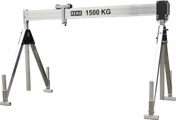 Rema 3940007 PKA-M-5 gru a cavalletto in alluminio 1500 kg