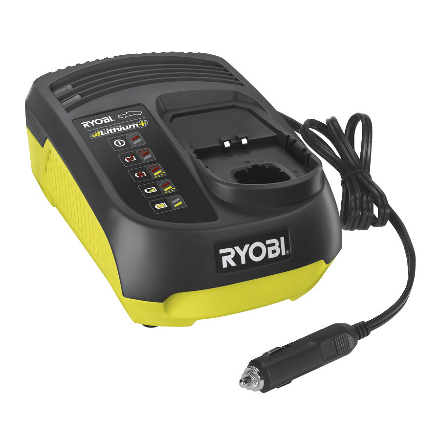 Ryobi Accessori 5133002893 RC18118C Caricabatteria per auto One+ 18 volt