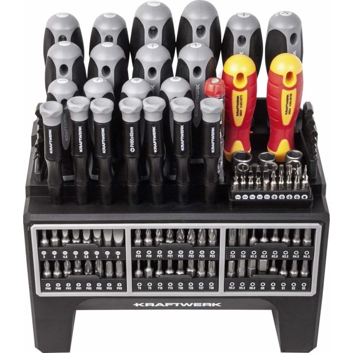 Kraftwerk 305.306.114 Set di cacciaviti da 114 pezzi