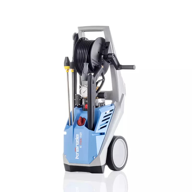 Kr&auml;nzle 60205.0 K1154 TST Idropulitrice ad acqua fredda + avvolgitubo e taglia-sporco 230 Volt 30-140 bar