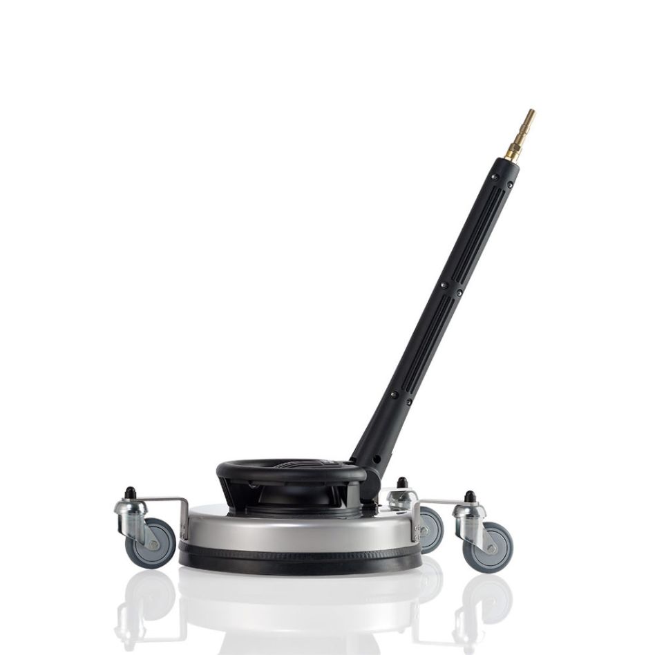 Kränzle Accessori 41891 Roundcleaner UFO lungo in acciaio inox 350 mm con ruote e ugello a sgancio rapido D12 misura 045