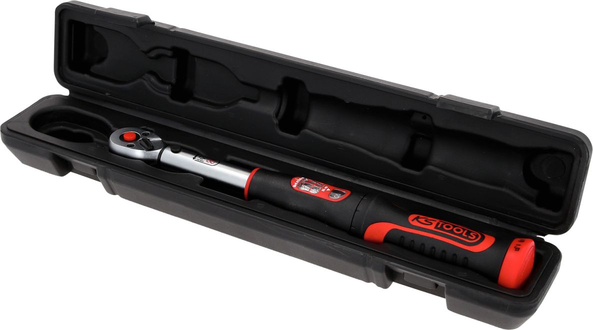 KS Tools 516.9012 1/4" INFINITOOL Chiave dinamometrica con testa a cricchetto commutabile 5-25 Nm
