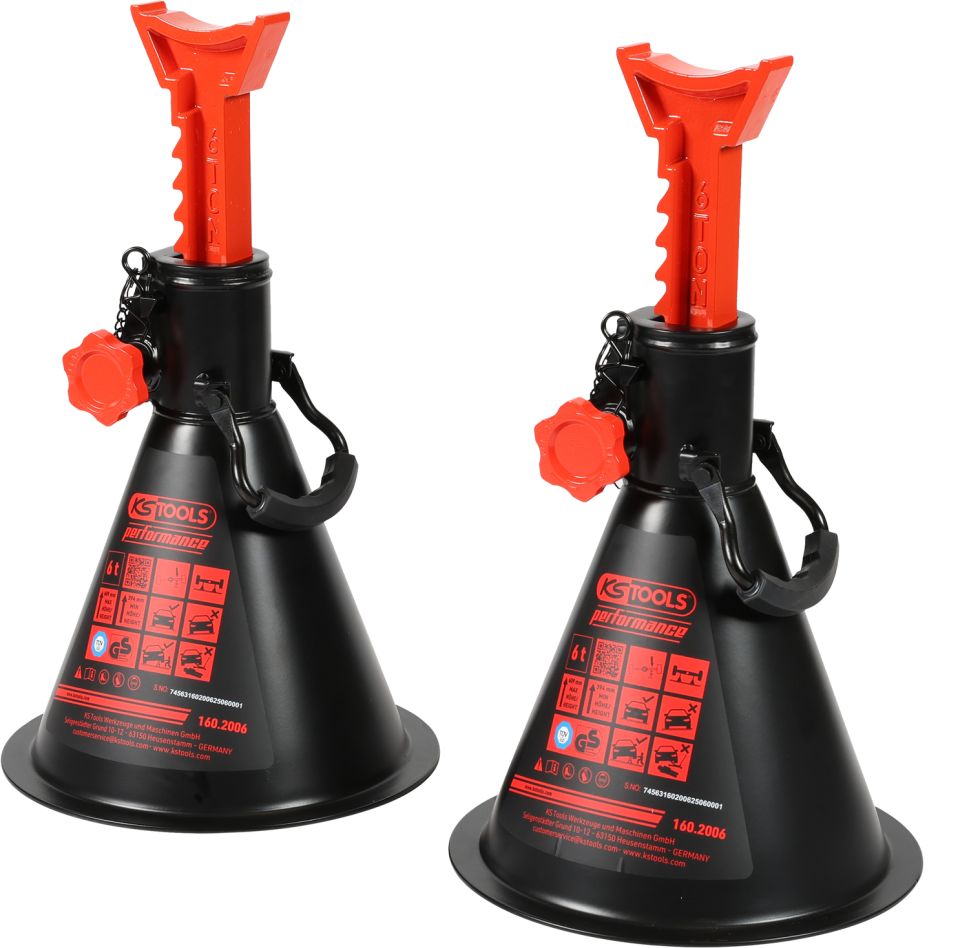 KS Tools 160.2006 prestazioni Supporti per assi 6 t per coppia