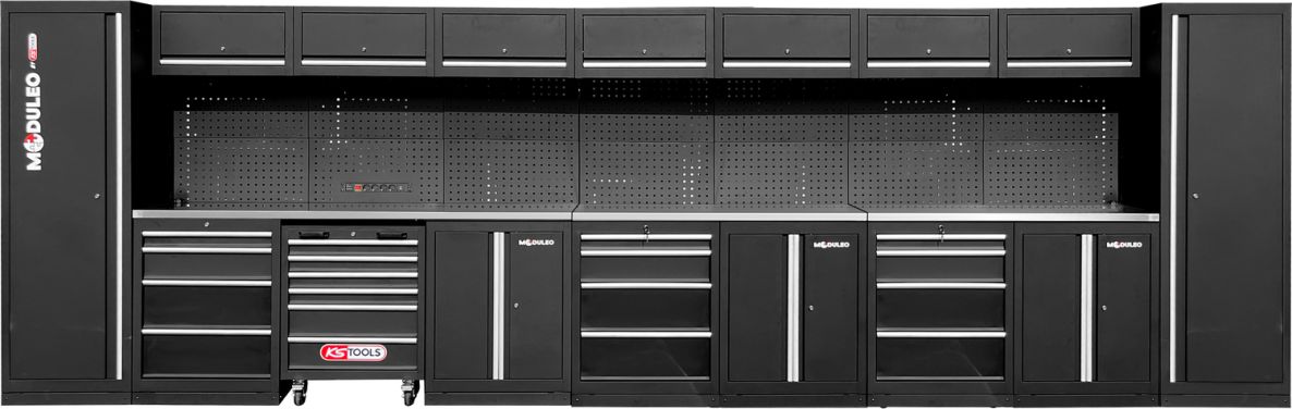 KS Tools 866.6270 Sistema di armadi da officina diritti 5960 x 500 mm Versione 2