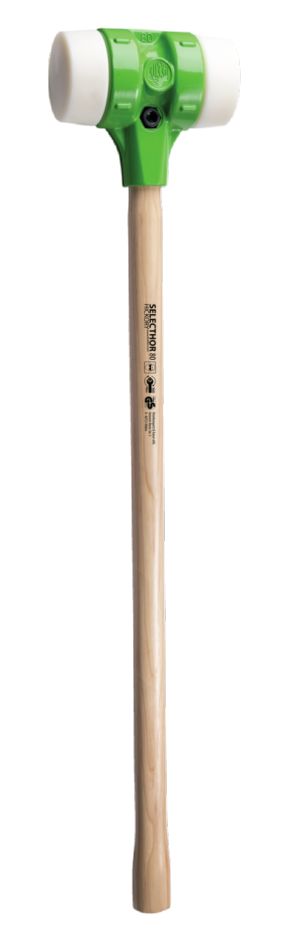 KUKKO 3-080112-NY-NY-1 SELECTHOR NY Martello a percussione morbida lungo &Oslash; 80 mm lunghezza 900 mm