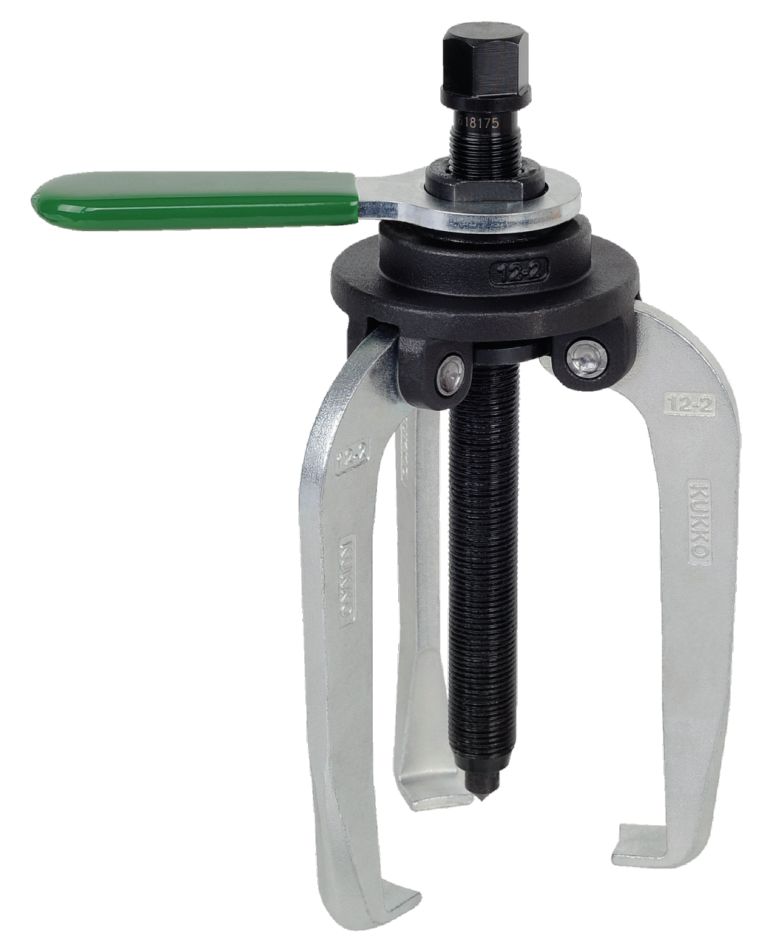 KUKKO 12-2 Estrattore Alligator a 3 bracci 150 x 125 mm con ganasce fisse e dispositivo antiscivolo