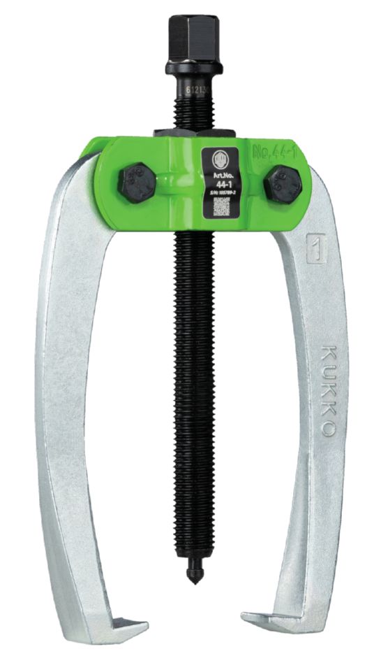 KUKKO 44-1 Estrattore industriale a 2 bracci 100 x 100 mm con ganasce a trasmissione di potenza e autocentranti