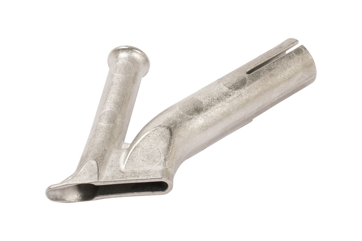 Leister 106.989 Ugello per saldatura ad alta velocità (ø 8,0) Profilo D ø3 mm, è necessario un ugello per tubo adatto