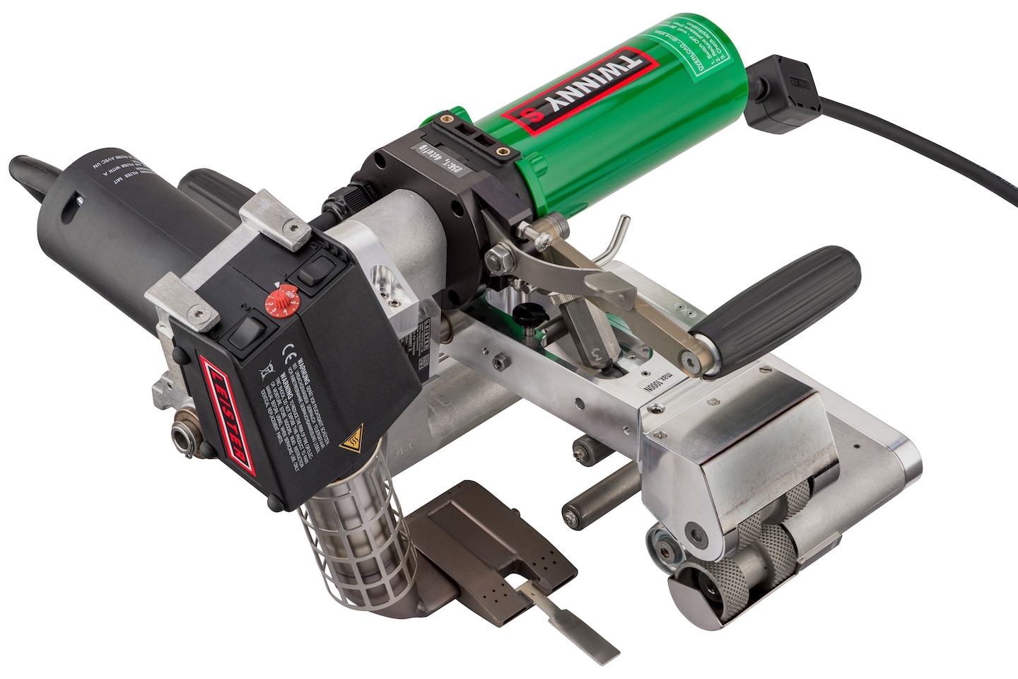 Leister 119.031 TWINNY S, Saldatrice 230V/2900W, cuneo combinato lungo, 256:1, spina UE