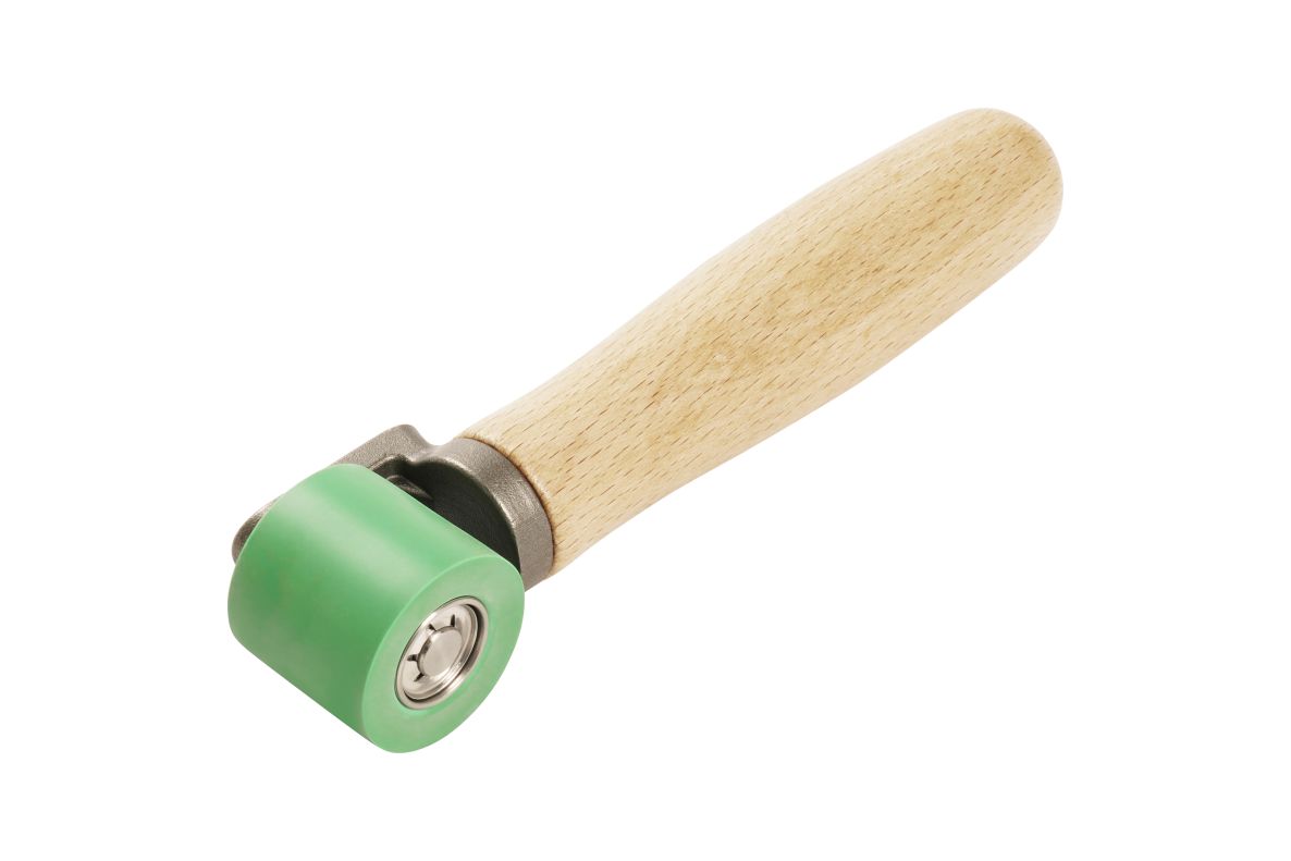 Leister 140.160 Rullo di pressione 40 mm con cuscinetto a sfere in silicone a braccio singolo