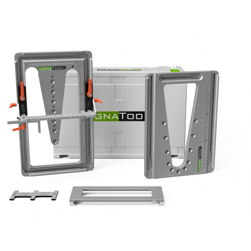 Lignatool LTA1043 LT120SR Set di dime per fresatura a coda di rondine pacchetto standard