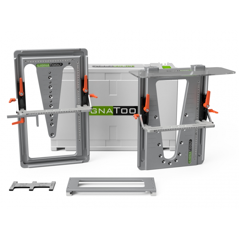 Lignatool LTA1048 LT080PR Set di dime per fresatura a coda di rondine pacchetto pro