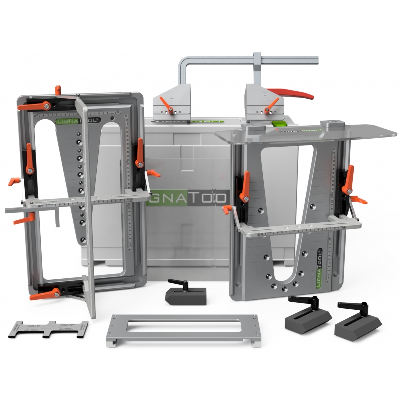 Lignatool LTA1049 LT080CF Set di dime per fresatura a coda di rondine pacchetto comfort