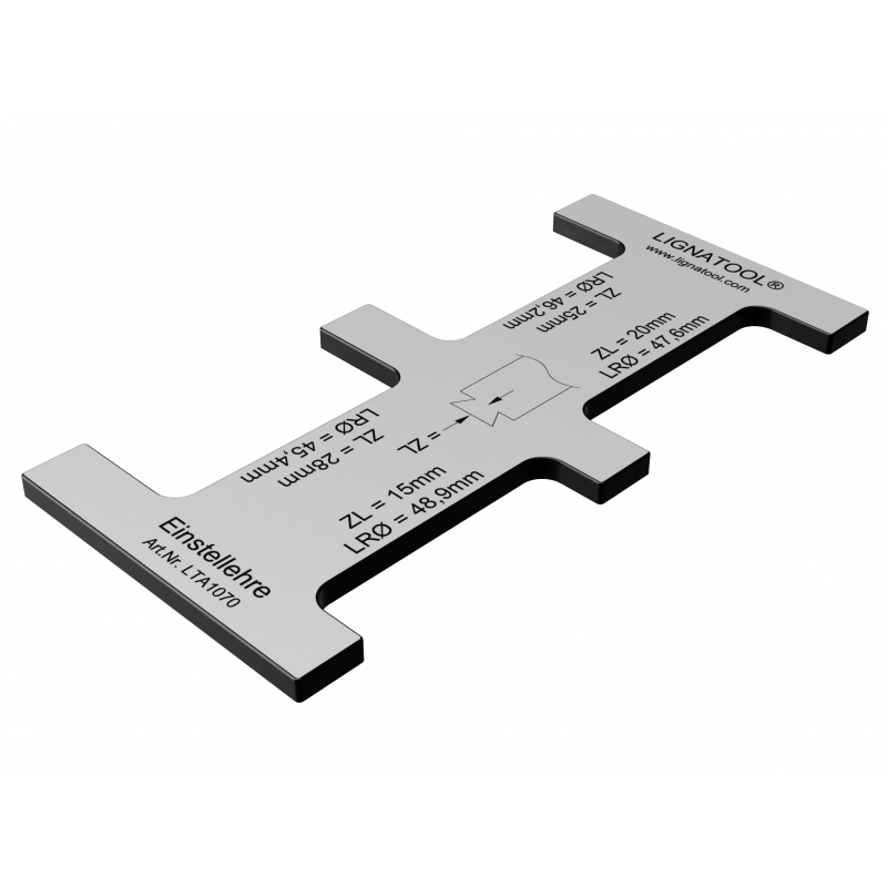 Lignatool LTA1070 Modello di impostazione