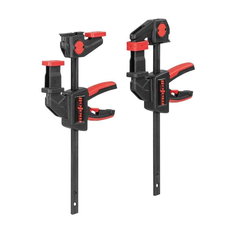 Mafell Accessori 093868 Set di morsetti rapidi F-SZ Per il fissaggio del righello 180 mm 2 pezzi