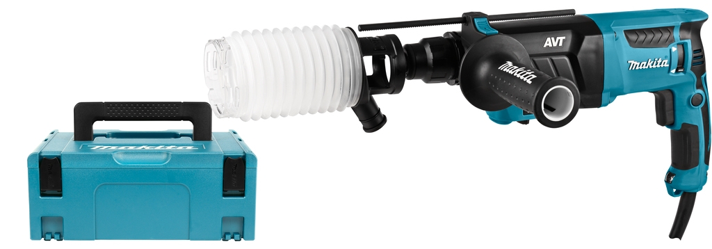 Makita HR2631FTJ Martello combinato 800w 2,4J con kit di estrazione in Mbox