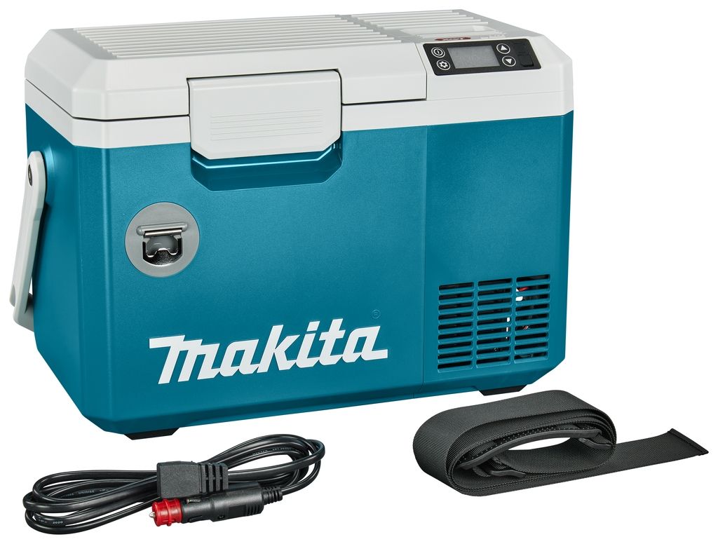 Makita CW003GZ 18V/40V230V Box congelatore/refrigeratore da 7 litri con funzione di riscaldamento senza batterie e caricabatterie