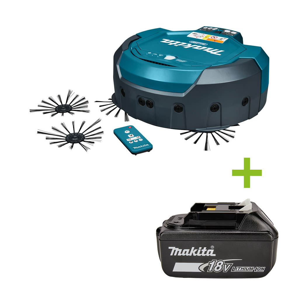 Makita DRC200Z Robot aspirapolvere 2x18V senza batterie e caricabatterie