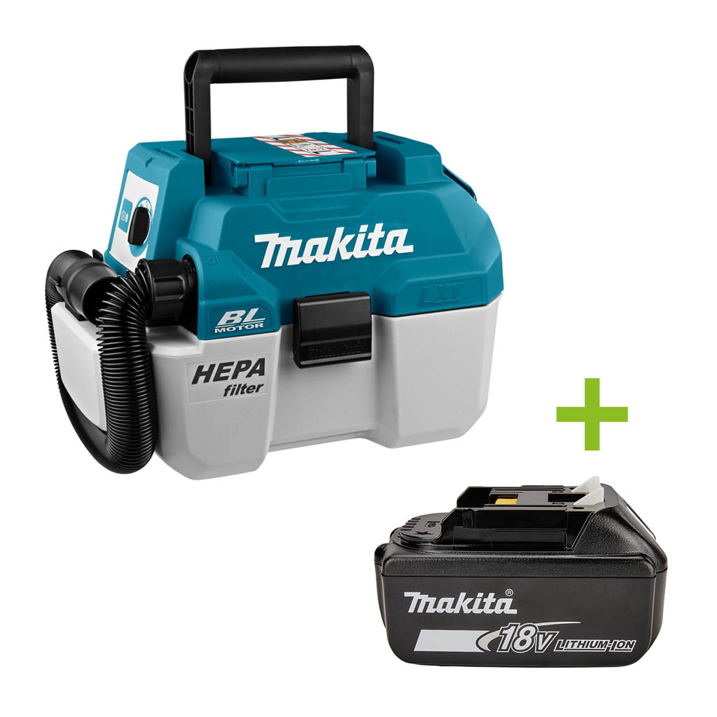 Makita DVC750LZX1 aspirapolvere a batteria 18V senza batterie e caricabatterie