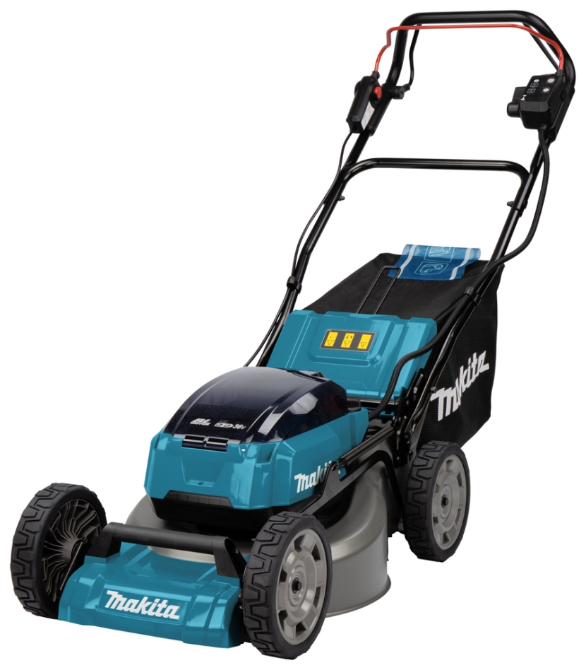 Makita DLM462Z Tosaerba a batteria da 46 cm 2 x 18 Volt Batterie e caricabatterie esclusi