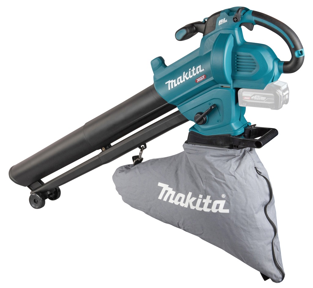 Makita UB005GZ XGT 40V Max soffiatore/aspiratore a batteria 210 m&sup3;/h senza batteria e caricabatterie in confezione