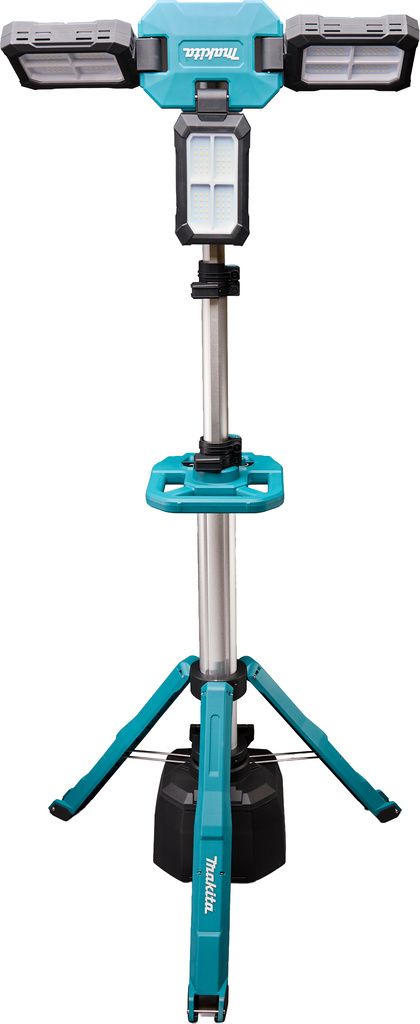 Makita ML014G XGT 40 V Max / LXT 18 V Lampada da treppiede 15.000 lm, batterie e caricabatterie esclusi, in confezione