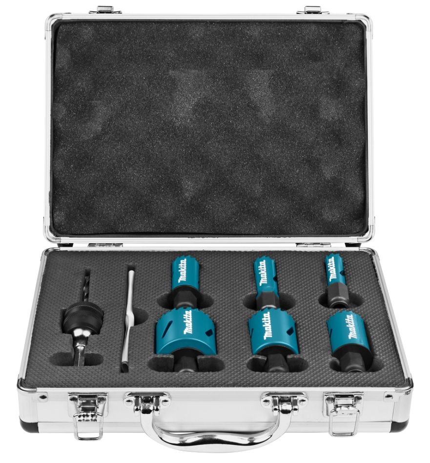 Makita Accessori B-11972 Set di seghe a tazza EZY 8 pezzi Elettricista