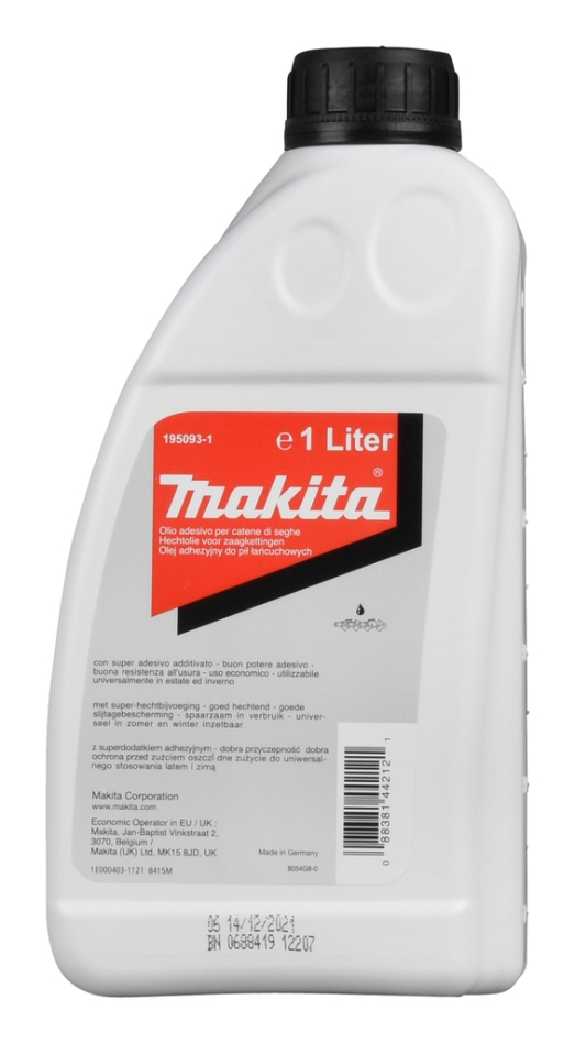 Makita Accessori 195093-1 988002656 Olio per motosega 1 litro.