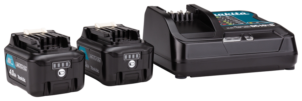 Makita Accessori 197641-2 Starter kit - 2 x batteria BL1040B + caricatore DC10SB 12 Volt 4,0 AH Li-ion in MBox 1