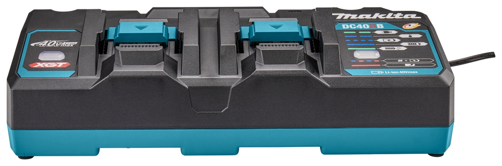 Makita Accessori 191N09-8 Caricabatterie rapido Duo XGT DC40RB