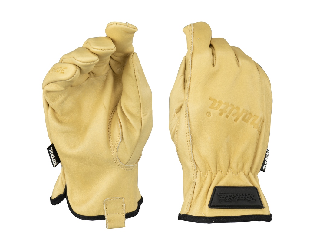 Makita Accessori P-84626 Guanto da lavoro in pelle taglia M