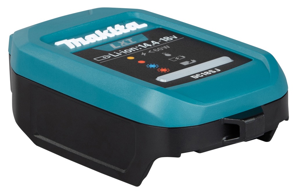 Makita Accessori 1915T9-4 Caricabatterie compatto USB-C LXT DC18SJ per batterie LXT da 14,4V e 18V